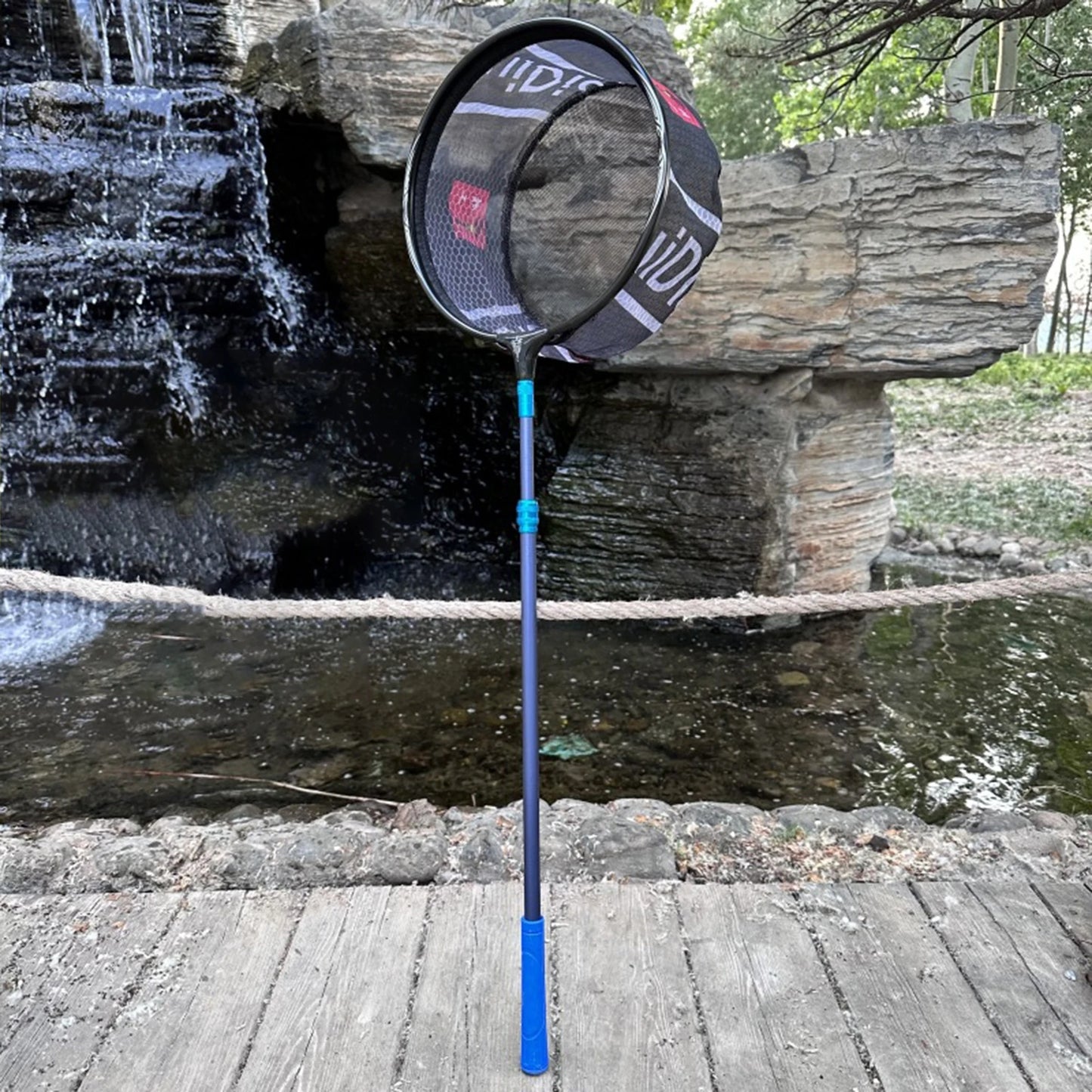 Portables Angelnetz für den Boots- und Flussangeln – clever-campen Ansicht 4