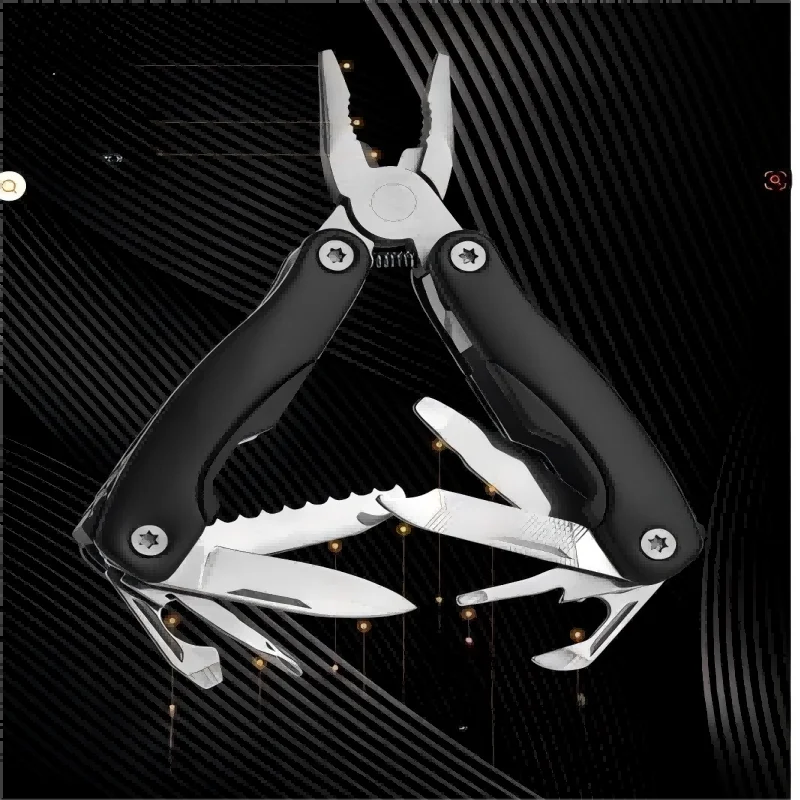 9-in-1 Edelstahl Multitool Zange für Outdoor-Aktivitäten – clever-campen Ansicht 3