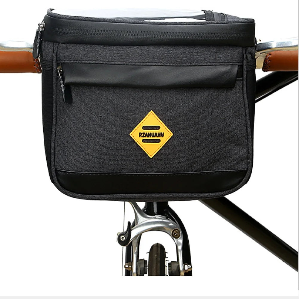 Wasserdichte Fahrradlenkertasche mit mehreren Fächern – clever-campen Ansicht 2