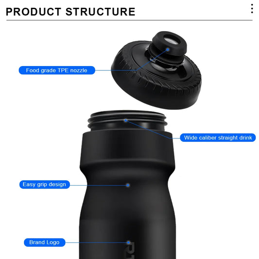 Hochwertige 650ML Trinkflasche für Sport und Outdoor – clever-campen Ansicht 2