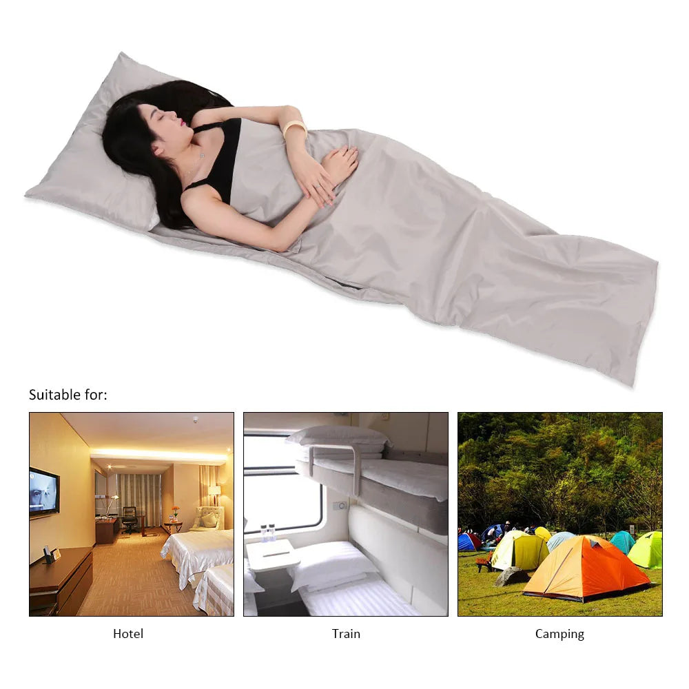 Schlafsackliner aus Polyester Pongee – clever-campen Ansicht 4