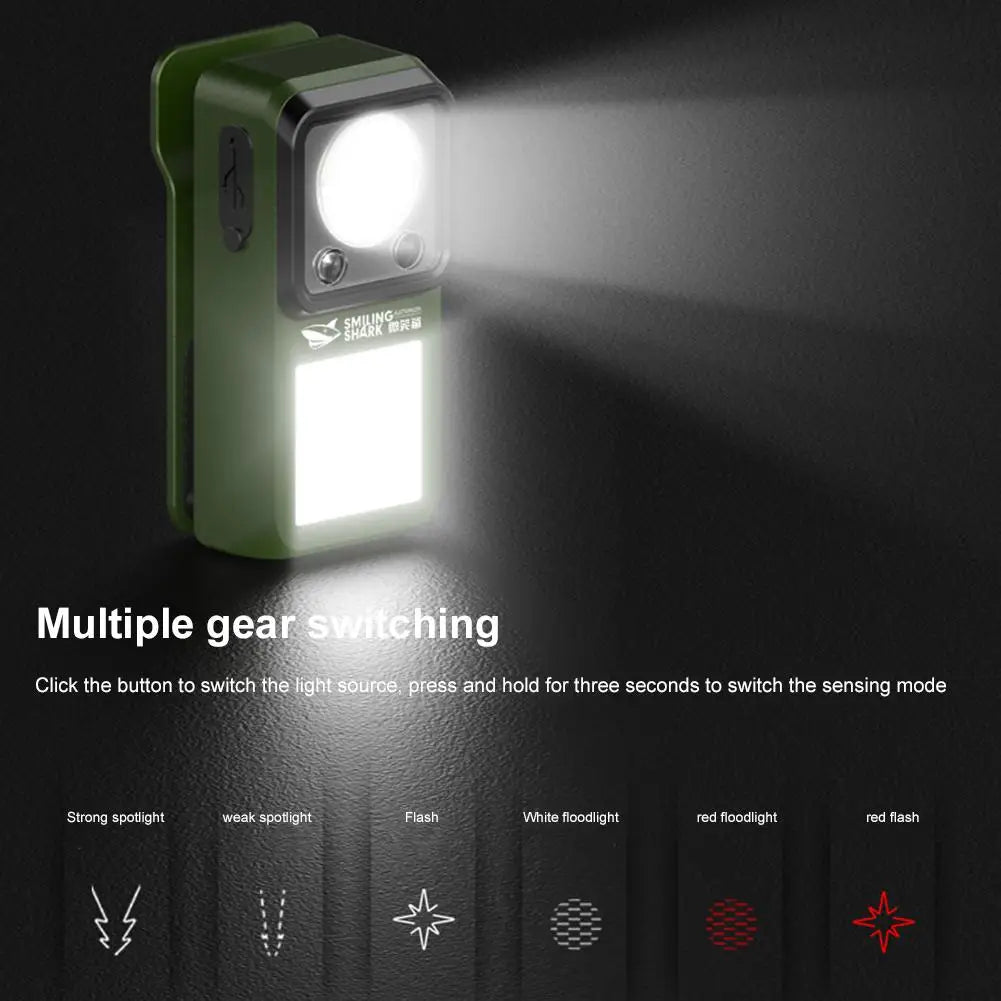 LED Magnetlampe mit Clip – Wiederaufladbare Notfalllampe – clever-campen Ansicht 6