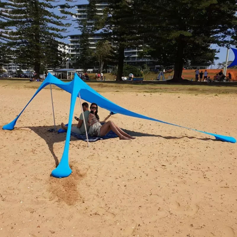Strandzelt UPF50+ Windfest für Outdoor & Camping – clever-campen Ansicht 4
