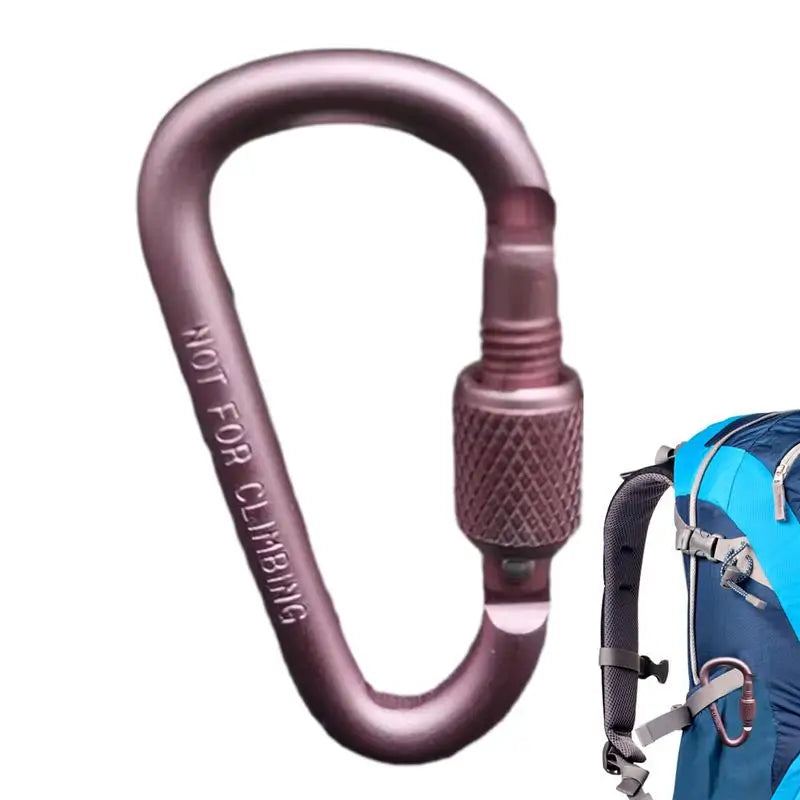 Aluminium Karabiner D-Form für Zeltzubehör – clever-campen Ansicht 4