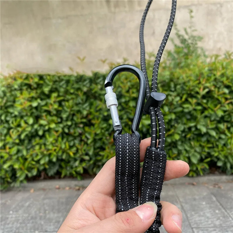Sicherheits-Bungee-Lanyard mit Karabiner für Outdoor – clever-campen Ansicht 3