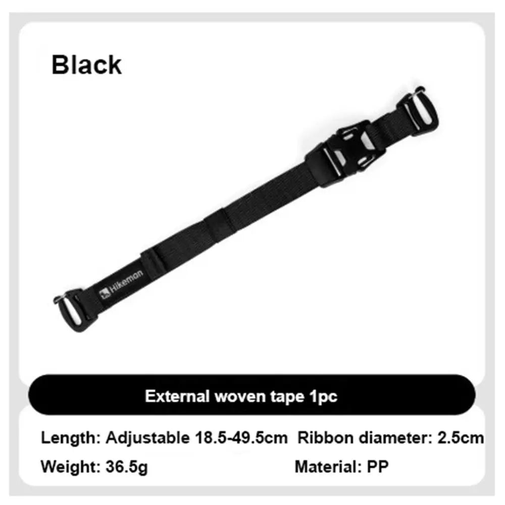 Verstellbare Gepäckgurte 18.5-49.5cm für Rucksäcke – clever-campen Ansicht 6
