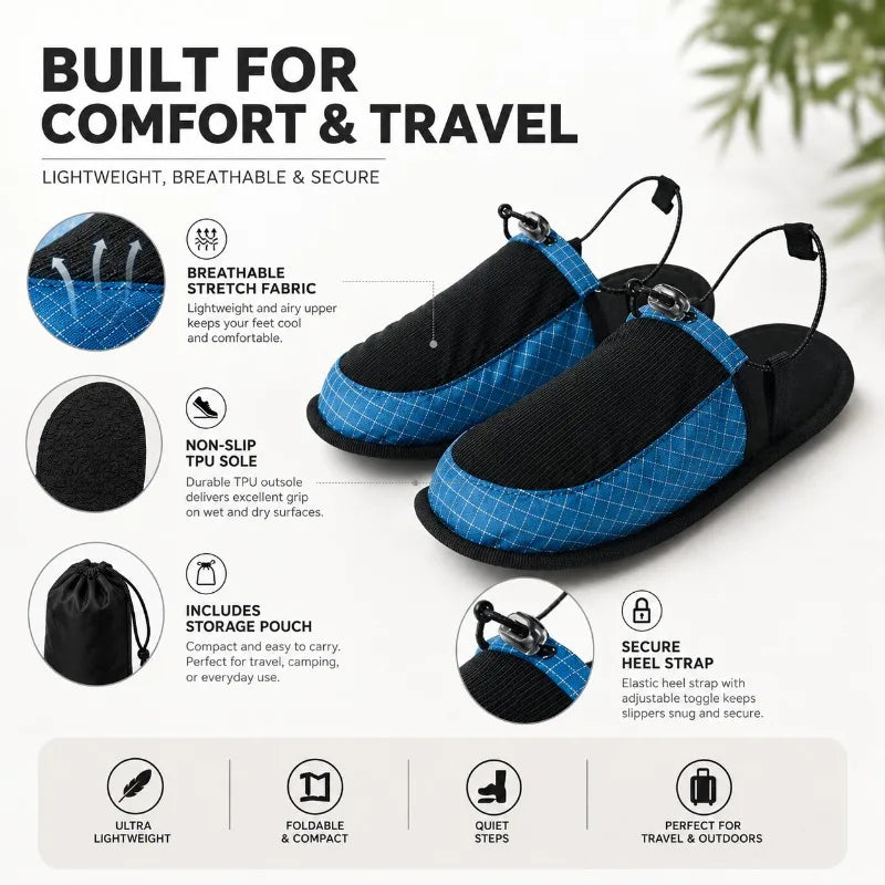 Ultraleichte Faltbare Campingschuhe für Strand & Outdoor – clever-campen Ansicht 3