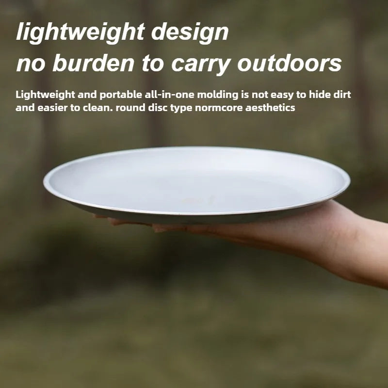 Titanium Camping Teller – Ultraleicht und Rund – clever-campen Ansicht 3