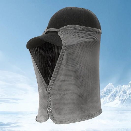 Schnelltrockende Angelmütze mit UV-Schutz und Nackenschutz