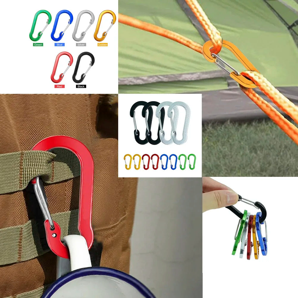 Aluminium Karabiner Clip für Outdoor-Aktivitäten – clever-campen Ansicht 3