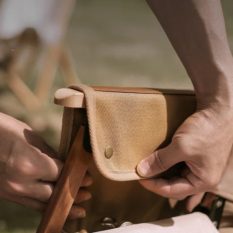 PACOONE Klappstuhl aus Aluminiumlegierung für Camping – – clever-campen Ansicht 3