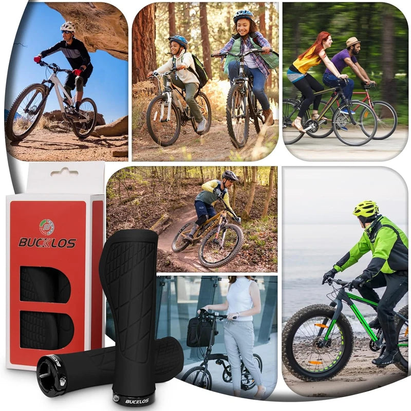 Ergonomische MTB Fahrradgriffe aus weichem Gummi – clever-campen Ansicht 3