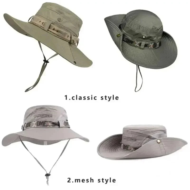 Herren Sonnenhut mit breiter Krempe und UV-Schutz – clever-campen Ansicht 5