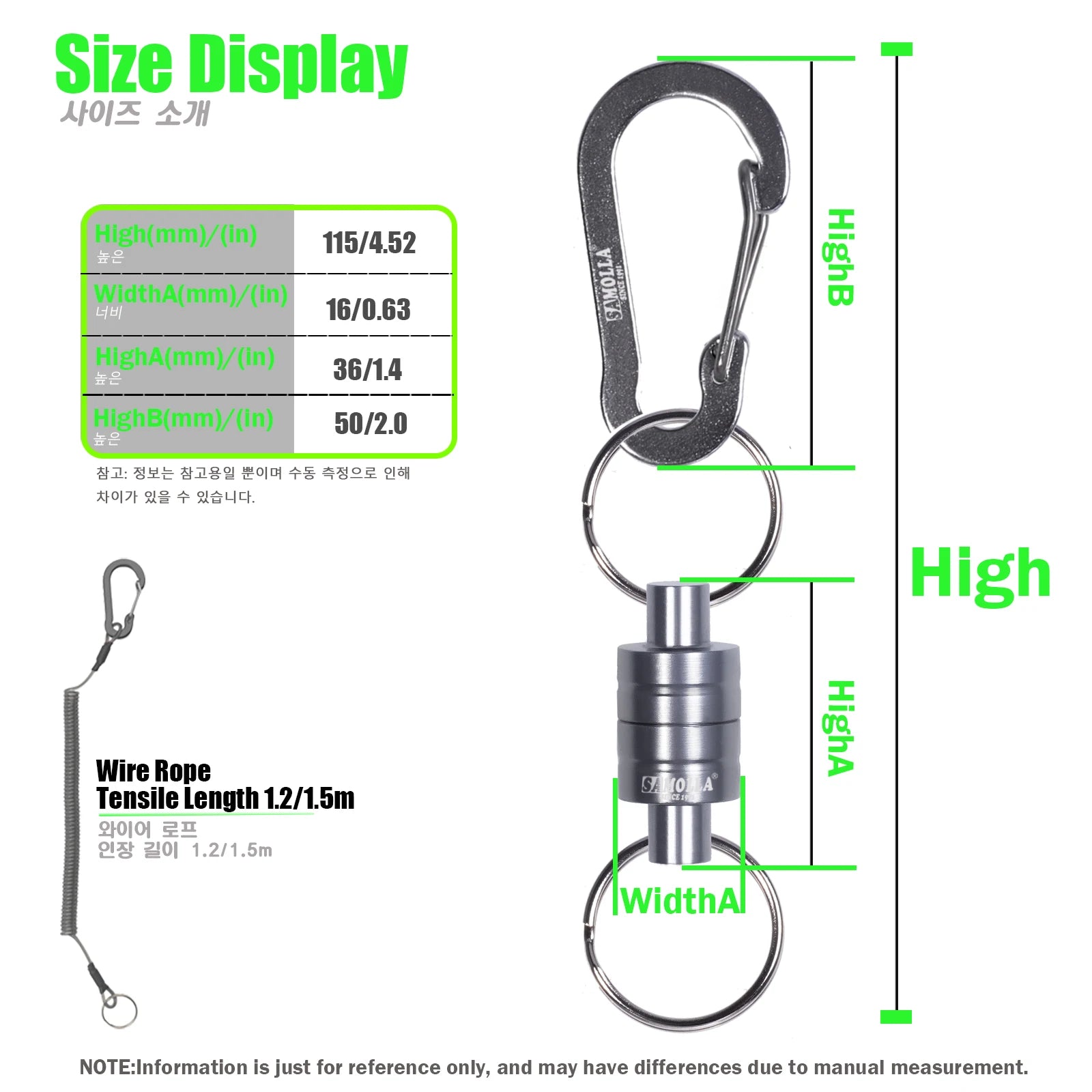 Magnetischer Netzhalter mit Spiralkabel für Angler – clever-campen Ansicht 2