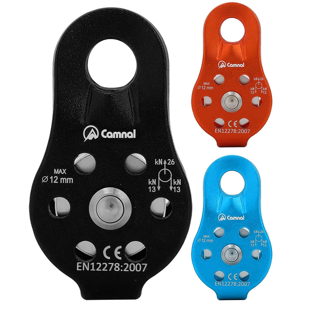 26KN Aluminium Seilrolle für 12mm Seil – clever-campen Ansicht 2