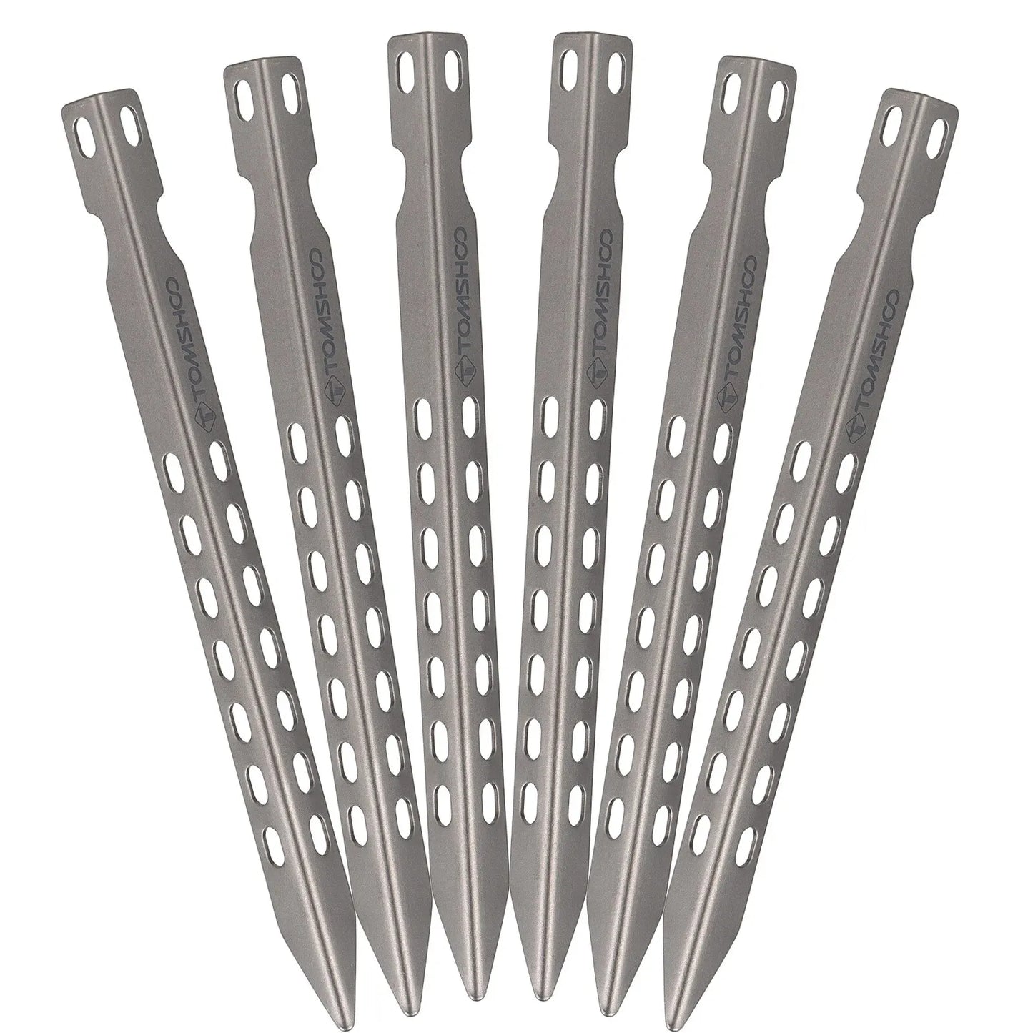 TOMSHOO 4/6 Pack 6.3 Zoll Camping Zeltspitzen Titan – clever-campen Ansicht 2