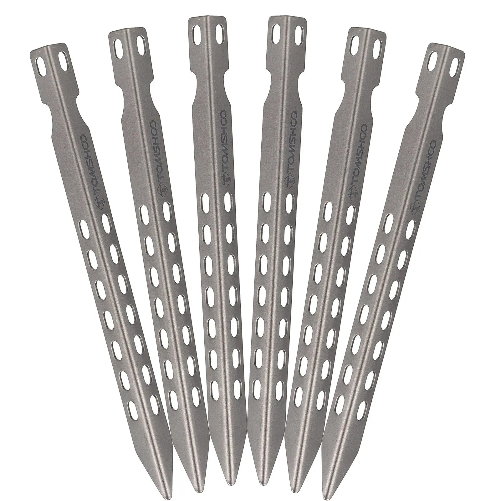 TOMSHOO 4/6 Pack 6.3 Zoll Camping Zeltspitzen Titan – clever-campen Ansicht 2