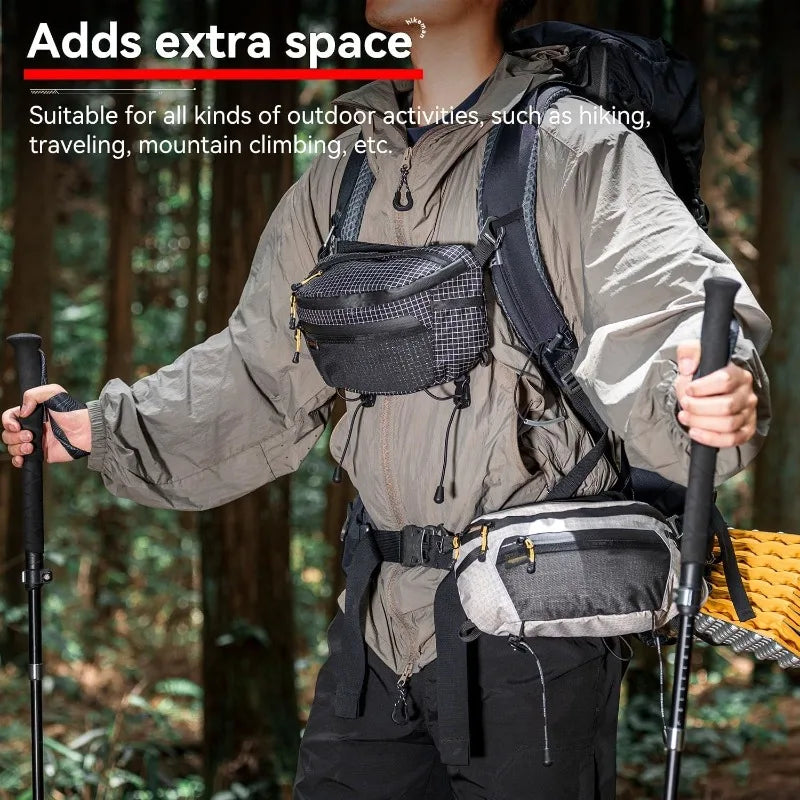 Wasserdichte Outdoor Hüfttasche für Wanderungen – clever-campen Ansicht 5