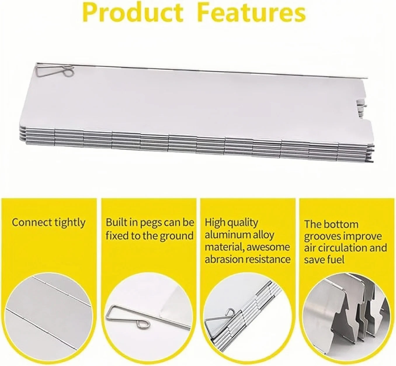 Portabler Mini-Aluminium-Alkoholkocher – aus Metall – clever-campen Ansicht 4