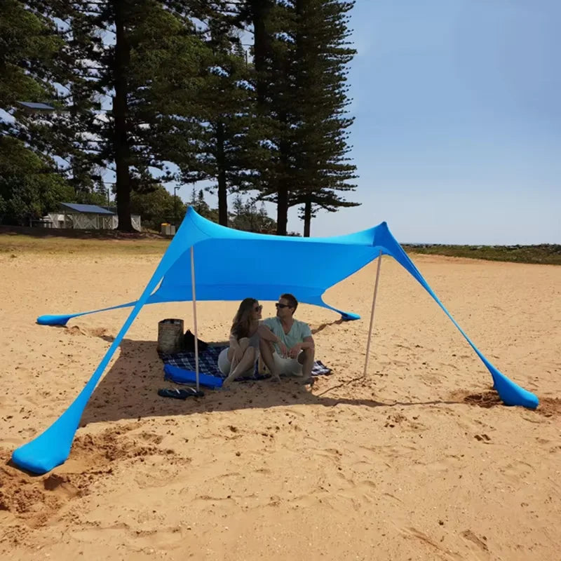 Strandzelt UPF50+ Windfest für Outdoor & Camping – clever-campen Ansicht 5