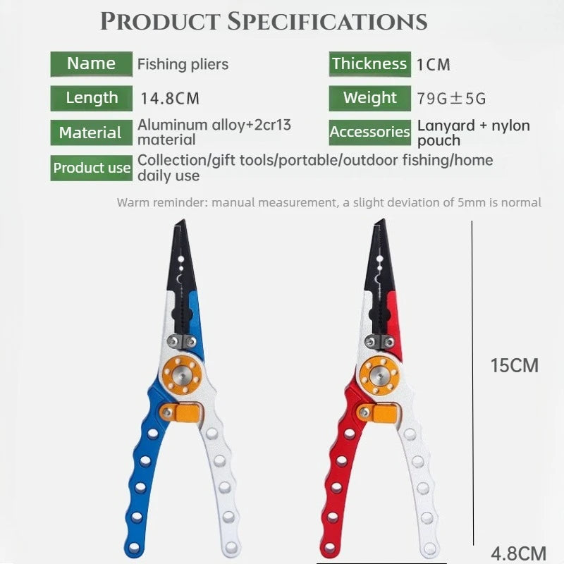 Aluminium Angelzange Multitool mit Rutenring Entferner – clever-campen Ansicht 6