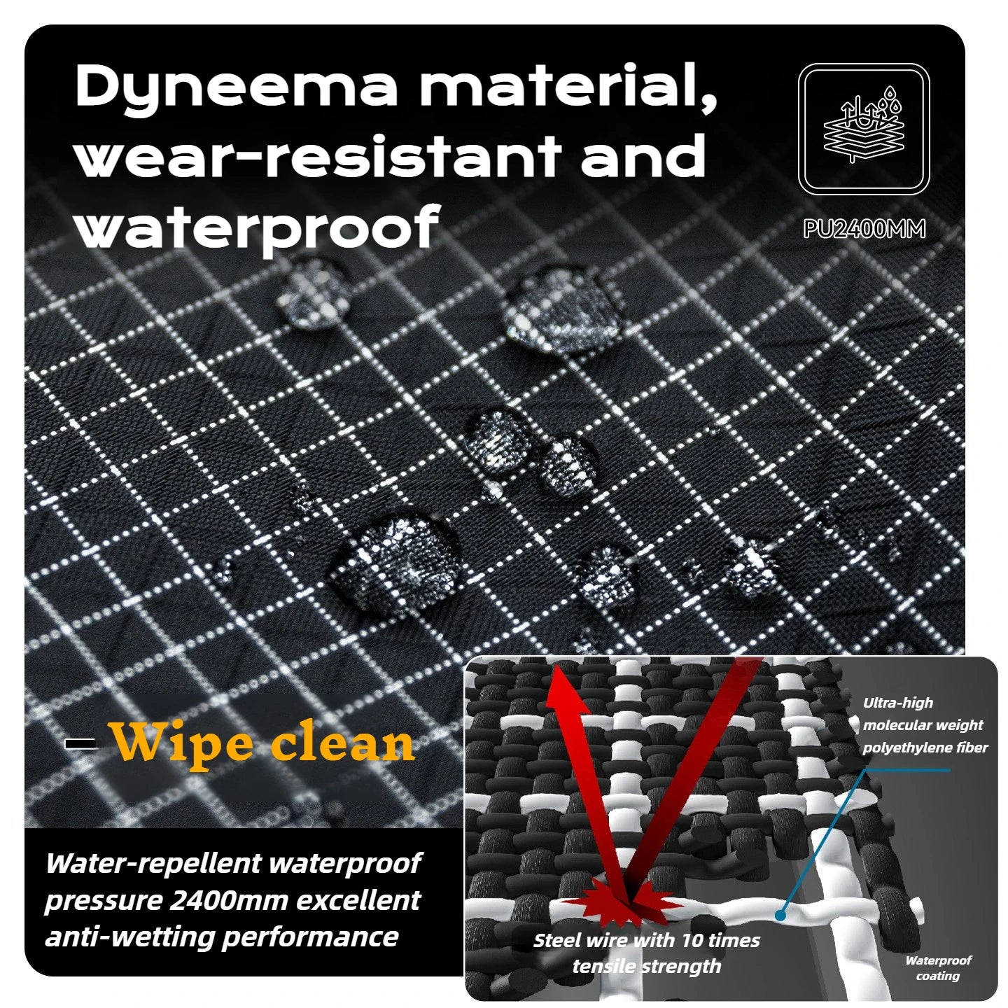 Dyneema EDC Aufbewahrungstasche für Camping & Outdoor – clever-campen Ansicht 2