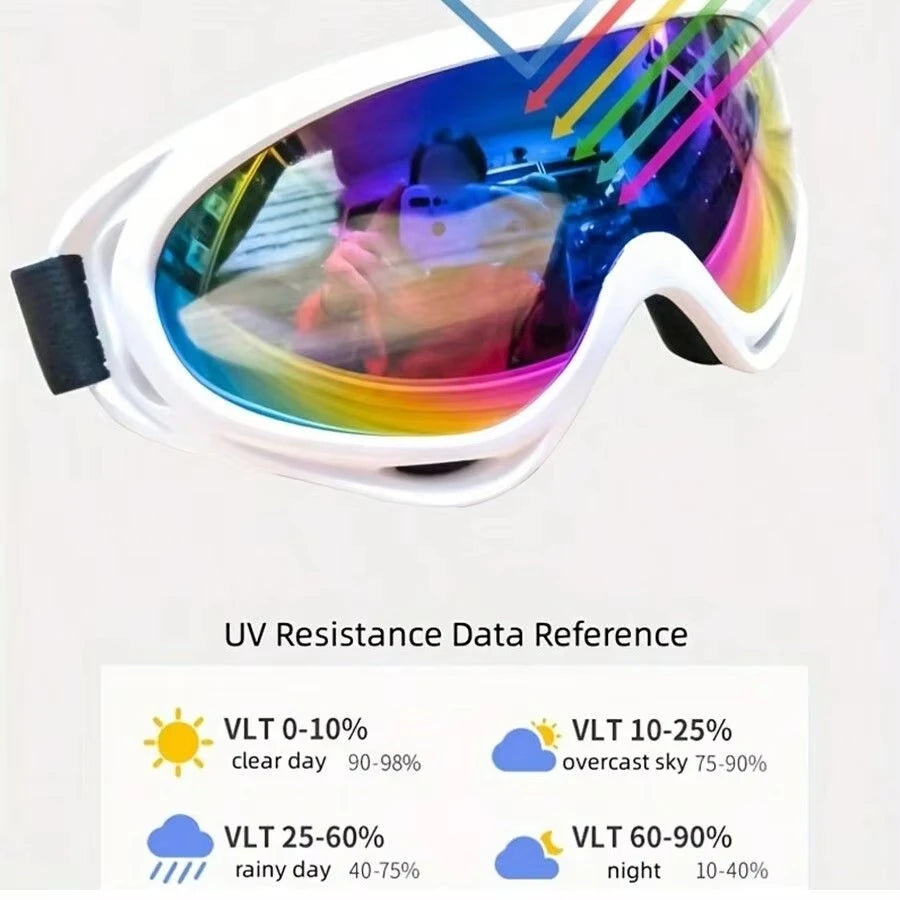 Grosse Rahmen Polarisiert Ski-Goggles für Herren und Damen – clever-campen Ansicht 3
