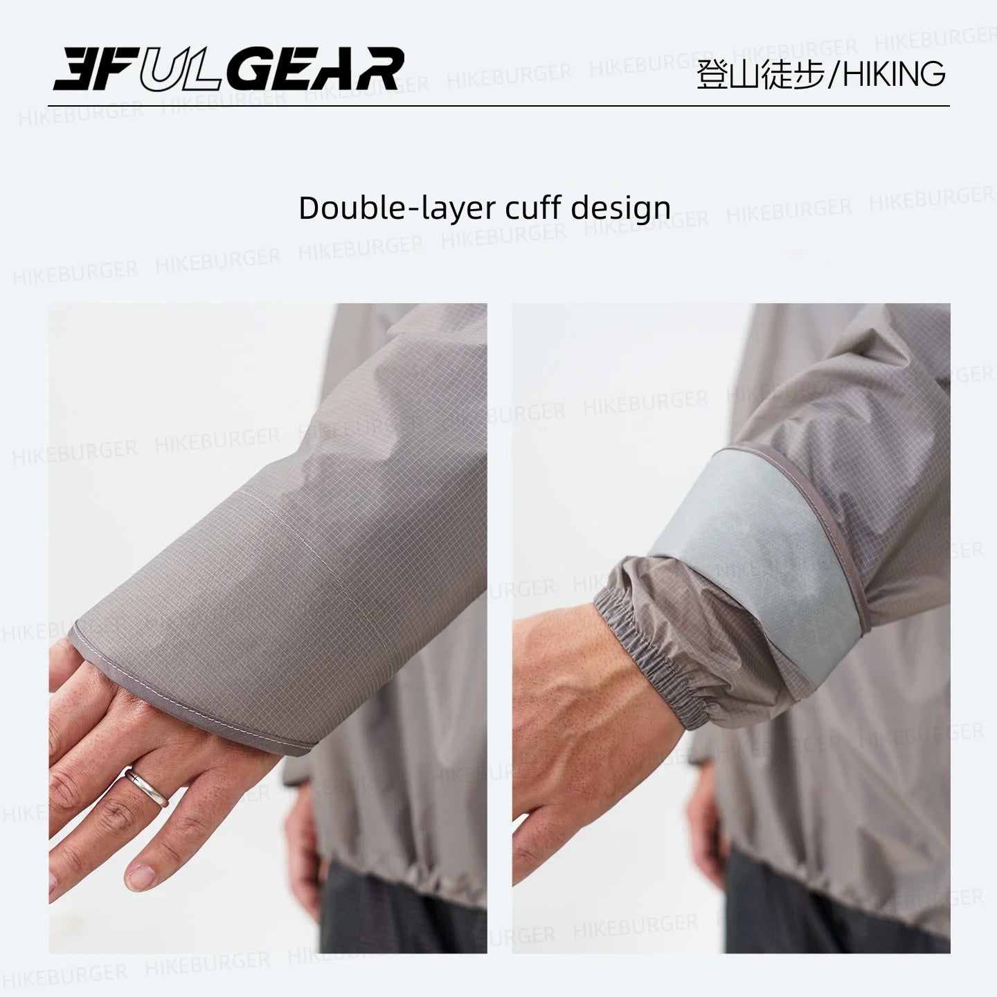 3F UL GEAR QingSuo Spilt Regenponcho - Ultraleicht – clever-campen Ansicht 4