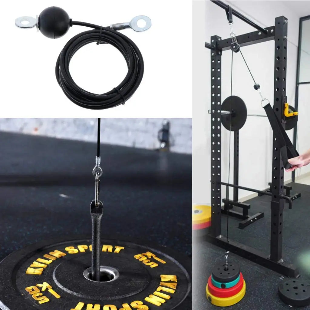 Gym Drahtseil für Fitnessgeräte – Schwerlast Stahlseil – clever-campen Ansicht 6