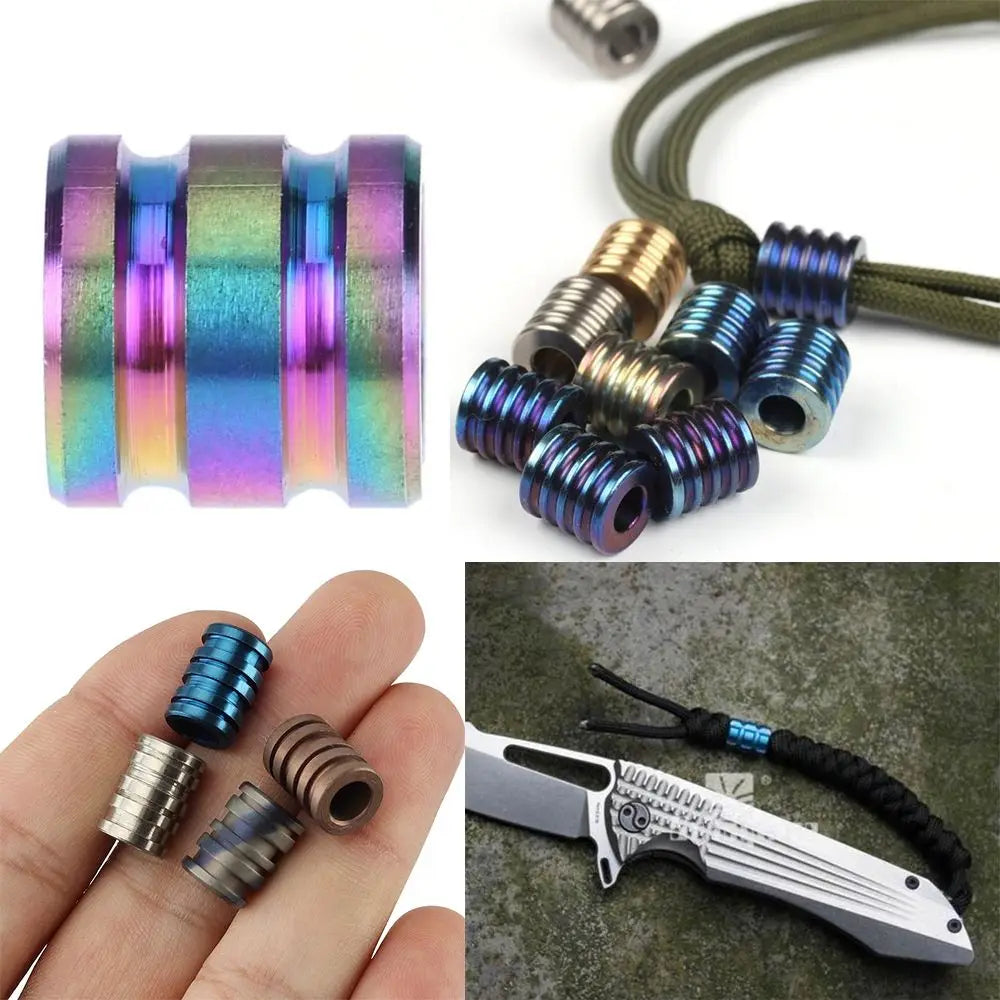 Titanlegierung TC4 Messerperlen für Paracord Lanyard – clever-campen Ansicht 5