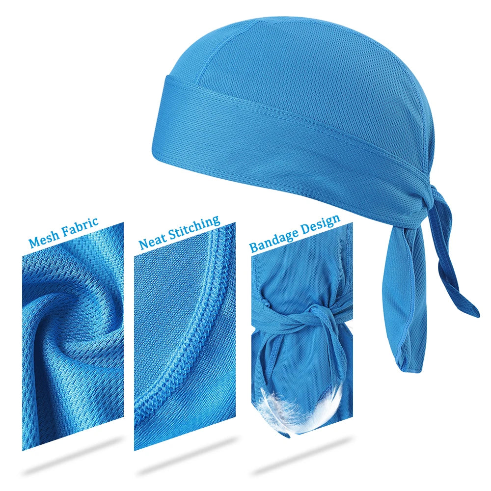 Schnelltrockendes Fahrrad-Cap mit UV-Schutz – clever-campen Ansicht 4