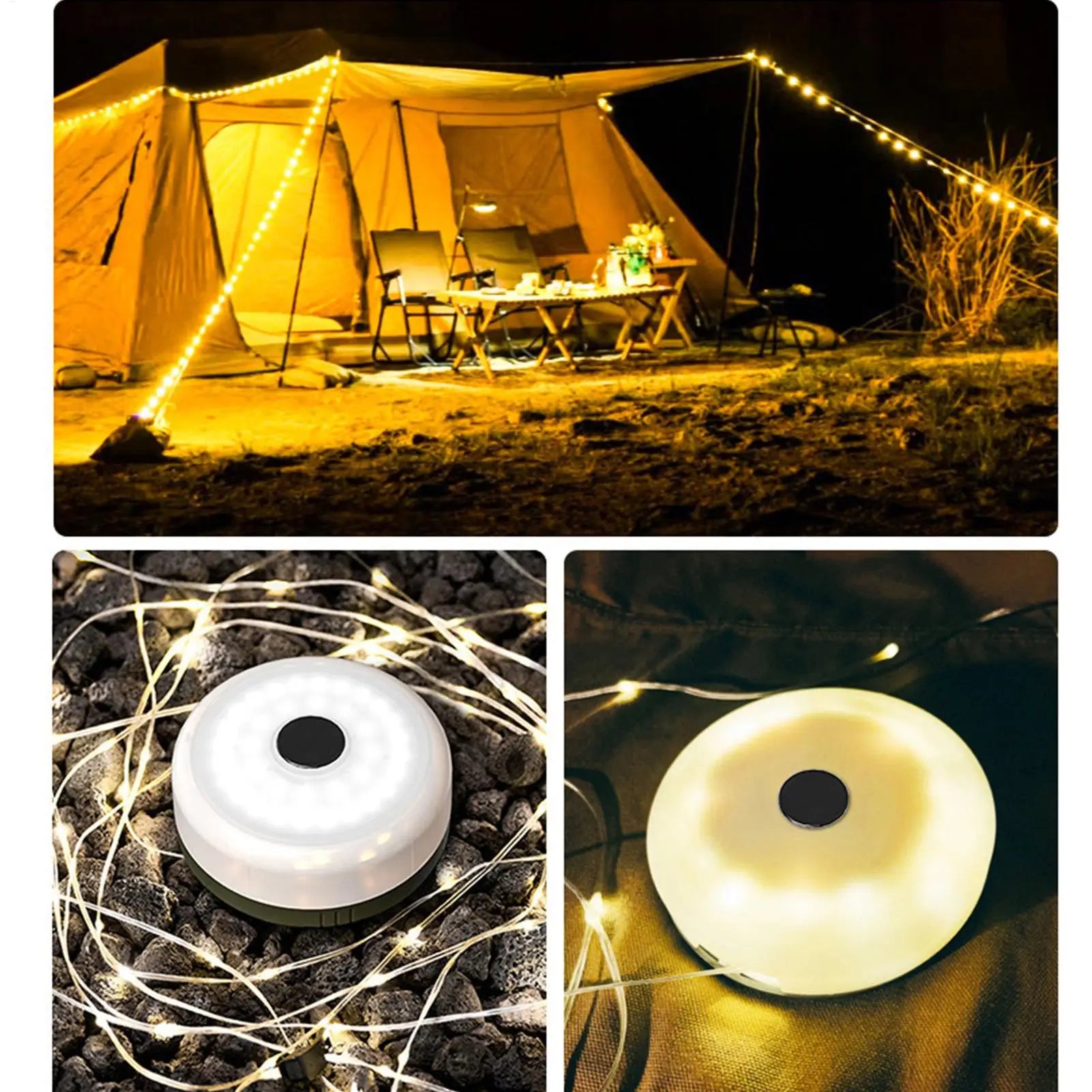 Portables Camping-Beleuchtungssystem 20m – clever-campen Ansicht 5