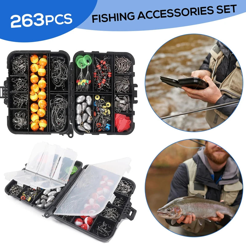 Vielseitiges Angelzubehör Set mit Tackle Box und Zange – clever-campen Ansicht 4
