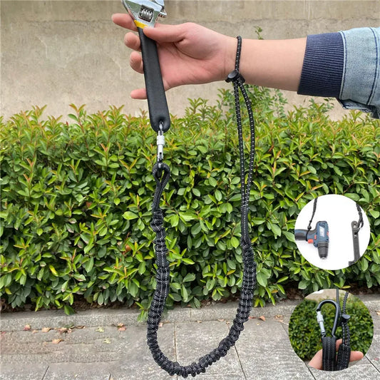 Sicherheits-Bungee-Lanyard mit Karabiner für Outdoor – clever-campen Ansicht 2
