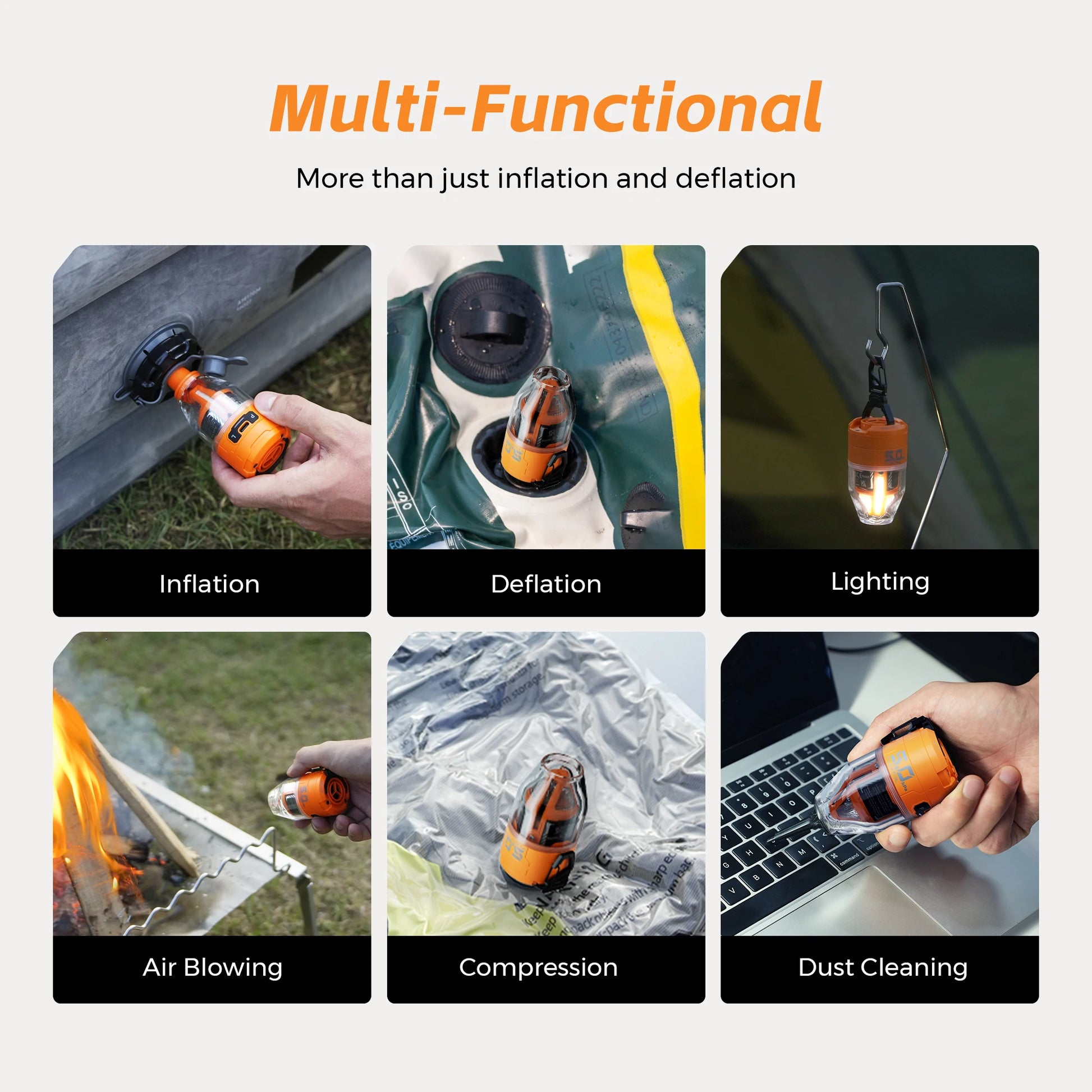 FLEXTAIL Elektrische Luftpumpe für Isomatten und Schlafsäcke – clever-campen Ansicht 5
