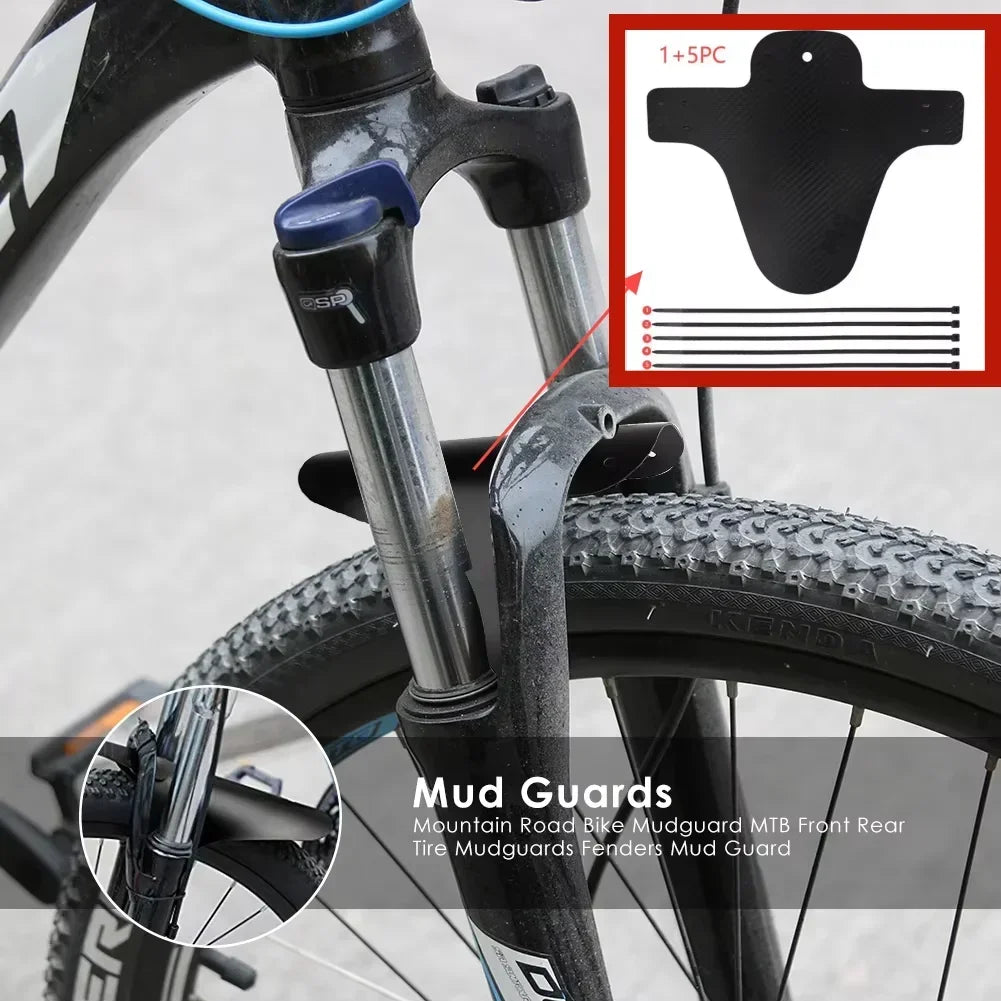 Fahrrad Mudguard Carbon-Optik für Vorder- und Hinterrad – clever-campen Ansicht 4