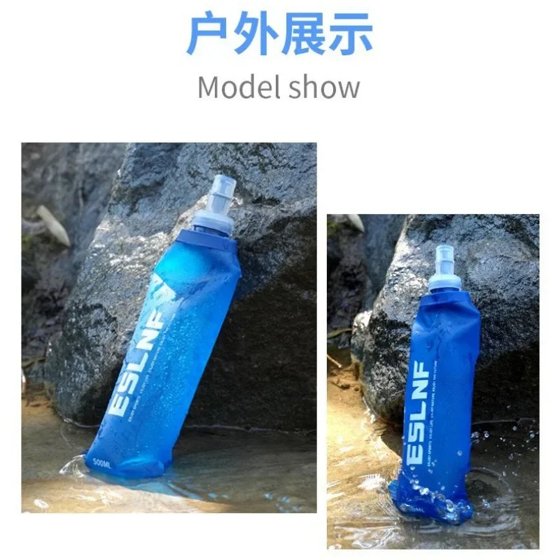500ml faltbare Soft Flask Wasserflasche BPA-frei für Outdoor – clever-campen Ansicht 6