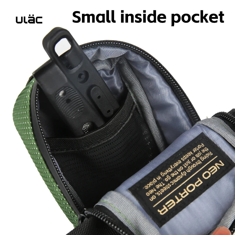 ULAC 0.5L Fahrradsattel Tasche – Wasserdicht & Stossfest – clever-campen Ansicht 3