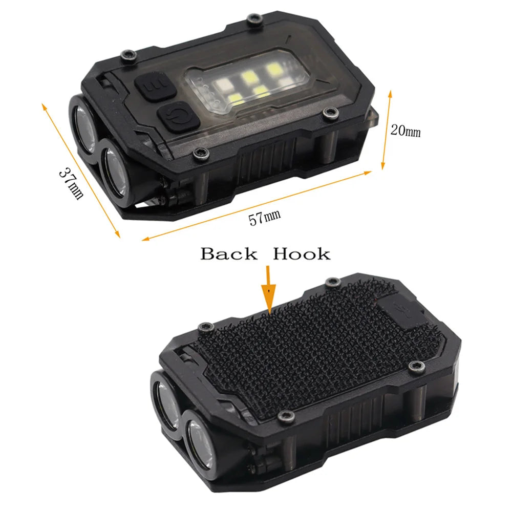 Taktische Mini-LED Taschenlampe für Camping & Outdoor – clever-campen Ansicht 2