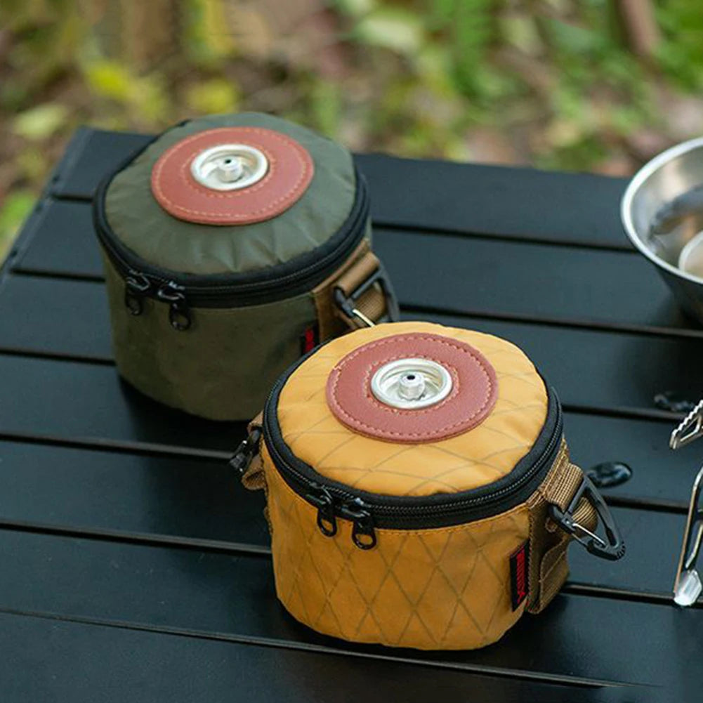 Gaskartuschen-Schutzhülle Baumwolle Leinen Outdoor – clever-campen Ansicht 3