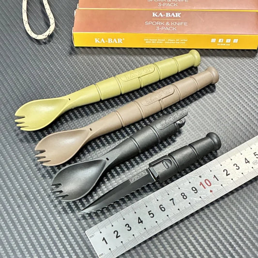 Taktisches Mini Besteckset EDC für Camping & Outdoor