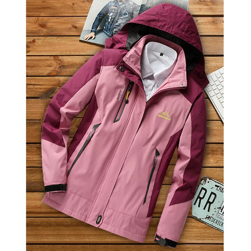 Damen Outdoor Jacke – Winddicht & Wasserabweisend – clever-campen Ansicht 2