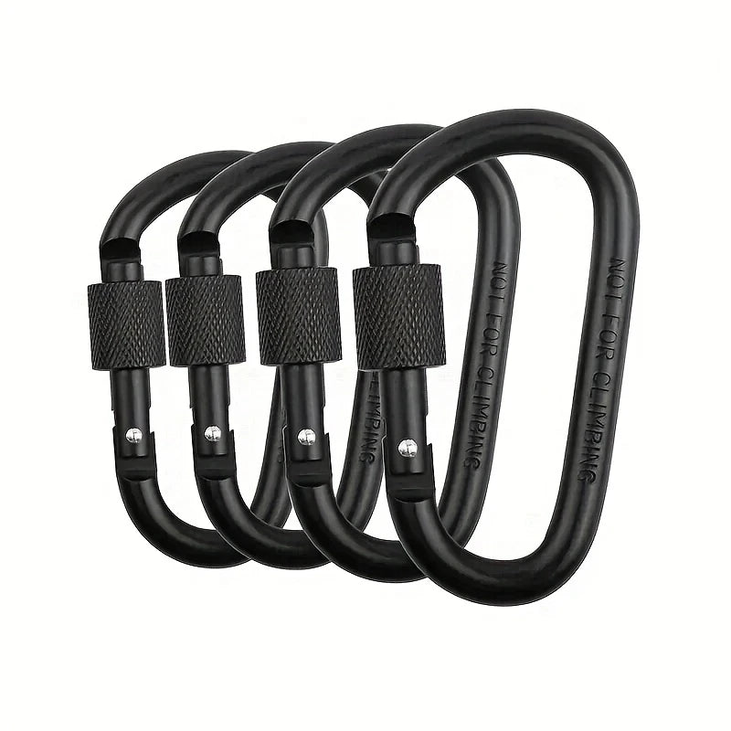 Aluminium D-Ring Karabiner für Hängematten und Outdoor – clever-campen Ansicht 6