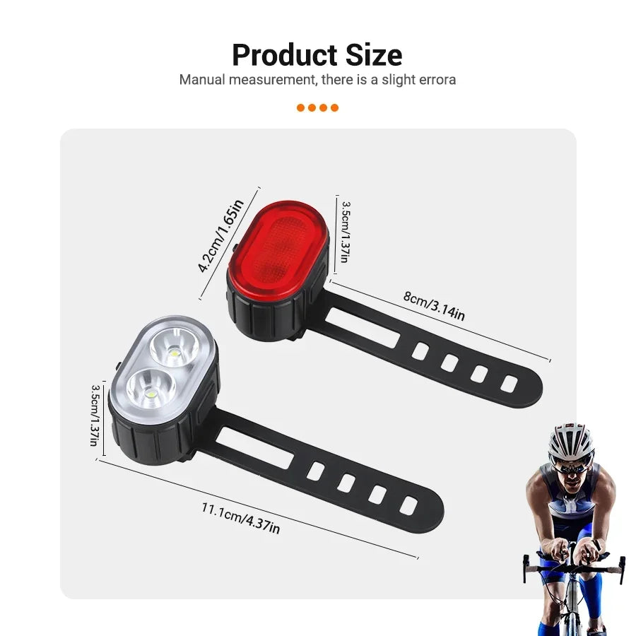 Heinast Fahrradlichter Set - Front- und Rücklicht LED – clever-campen Ansicht 6