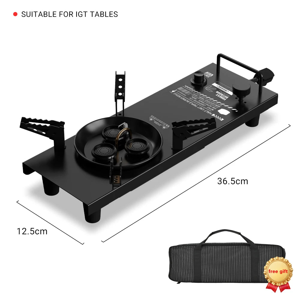 Pandatour Camping IGT Gasherd 6500W tragbar für Outdoor – clever-campen Ansicht 5