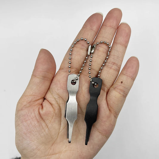 Edelstahl Angelhaken Öffner und Schnur Cutter – clever-campen Ansicht 6