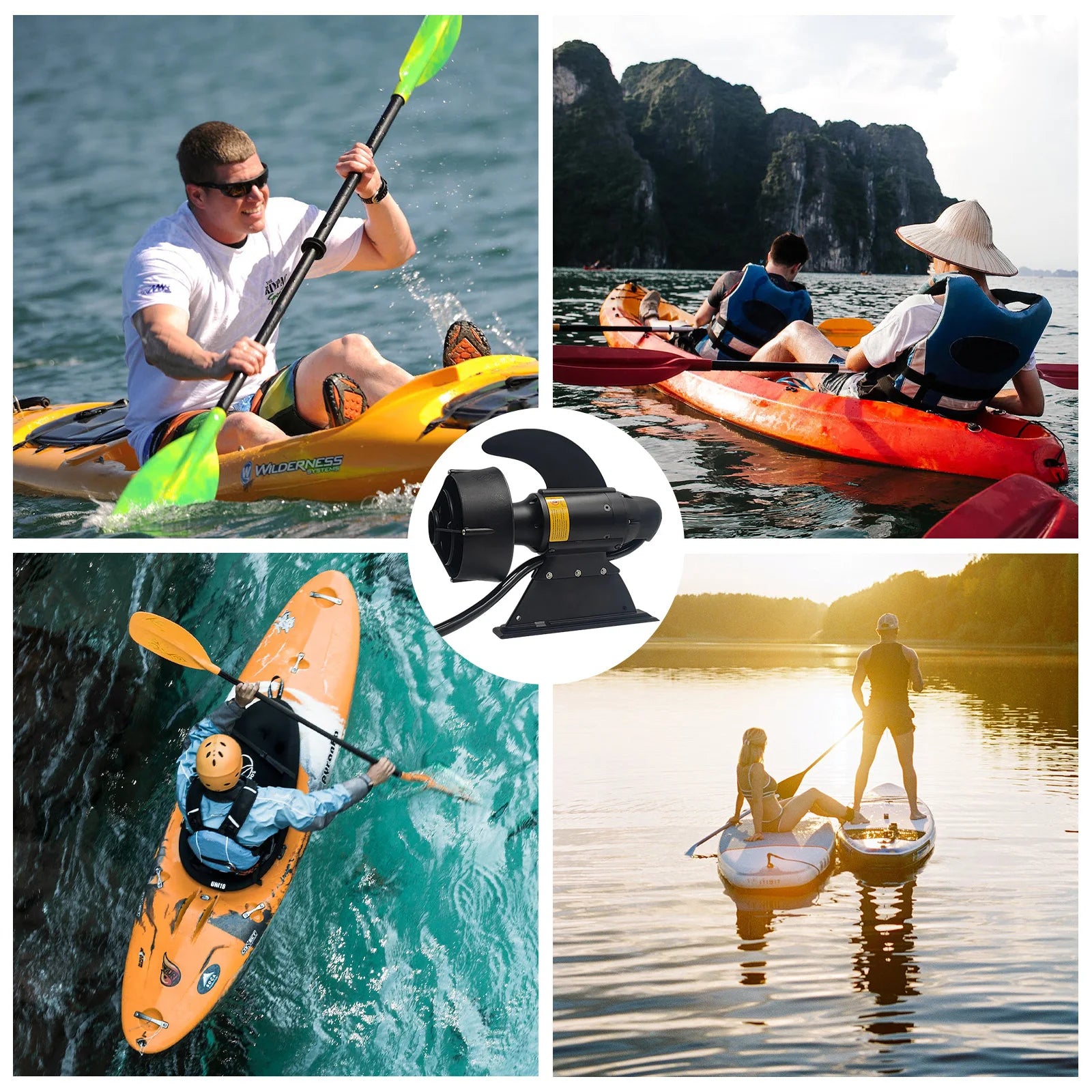 Elektrischer SUP-Motor 600W – E-Fin für Ständer-Up-Paddle – clever-campen Ansicht 4