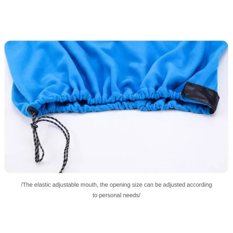 Ultraleichter Fleece Schlafsack für Camping und Reisen – clever-campen Ansicht 4