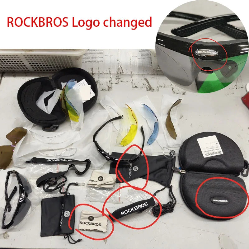 ROCKBROS Polarisierte Wander-Sonnenbrillen mit 5 Linsen – clever-campen Ansicht 6