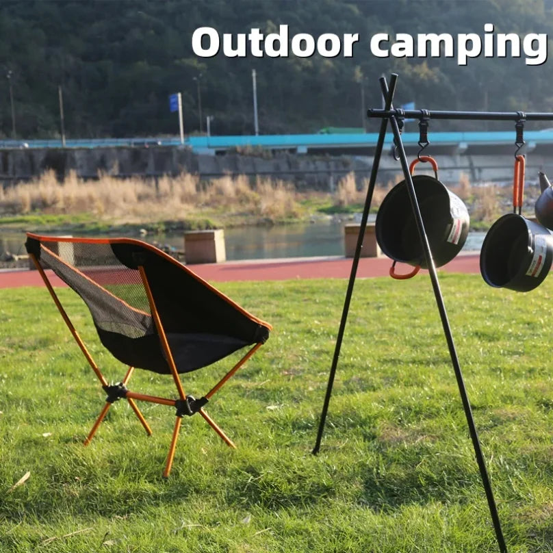 Faltstuhl für Camping und Freizeit – bequem – aus Metall – clever-campen Ansicht 3